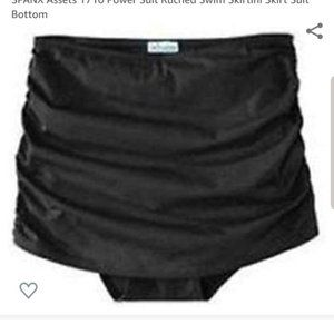 SPANX Love Your Assets High Waisted Swim Skirt L